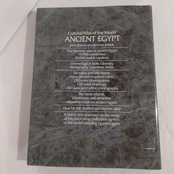 ANCIENT EGYPT (THE CULTURAL ATLAS OF THE WORLD) By John Baines - Hardcover - Picture 2 of 8